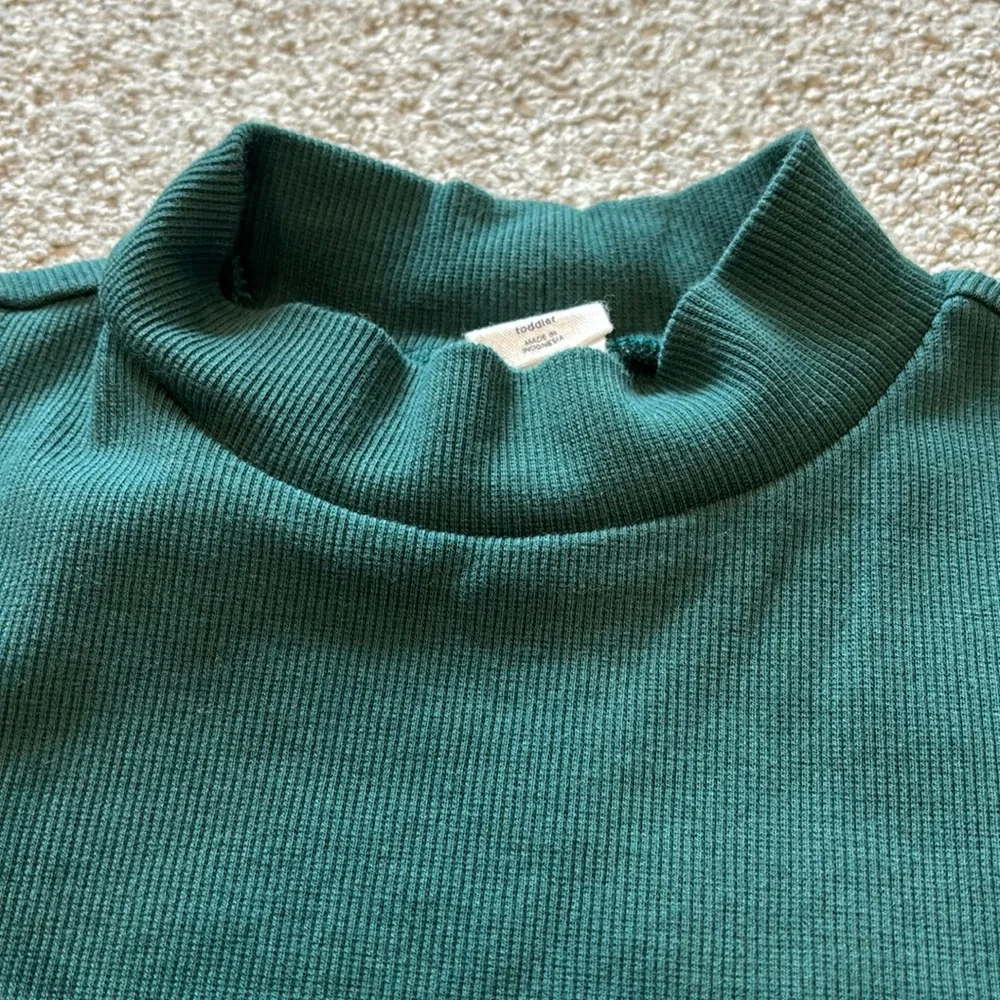 Baby GAP Green Ribbed Toddler Top